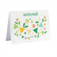 Bloeikaart - Gefeliciteerd!