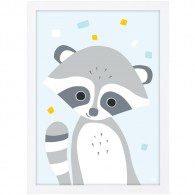 raccoon poster